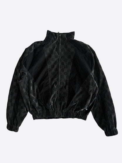 Louis Vuitton Black Damier Track Jacket