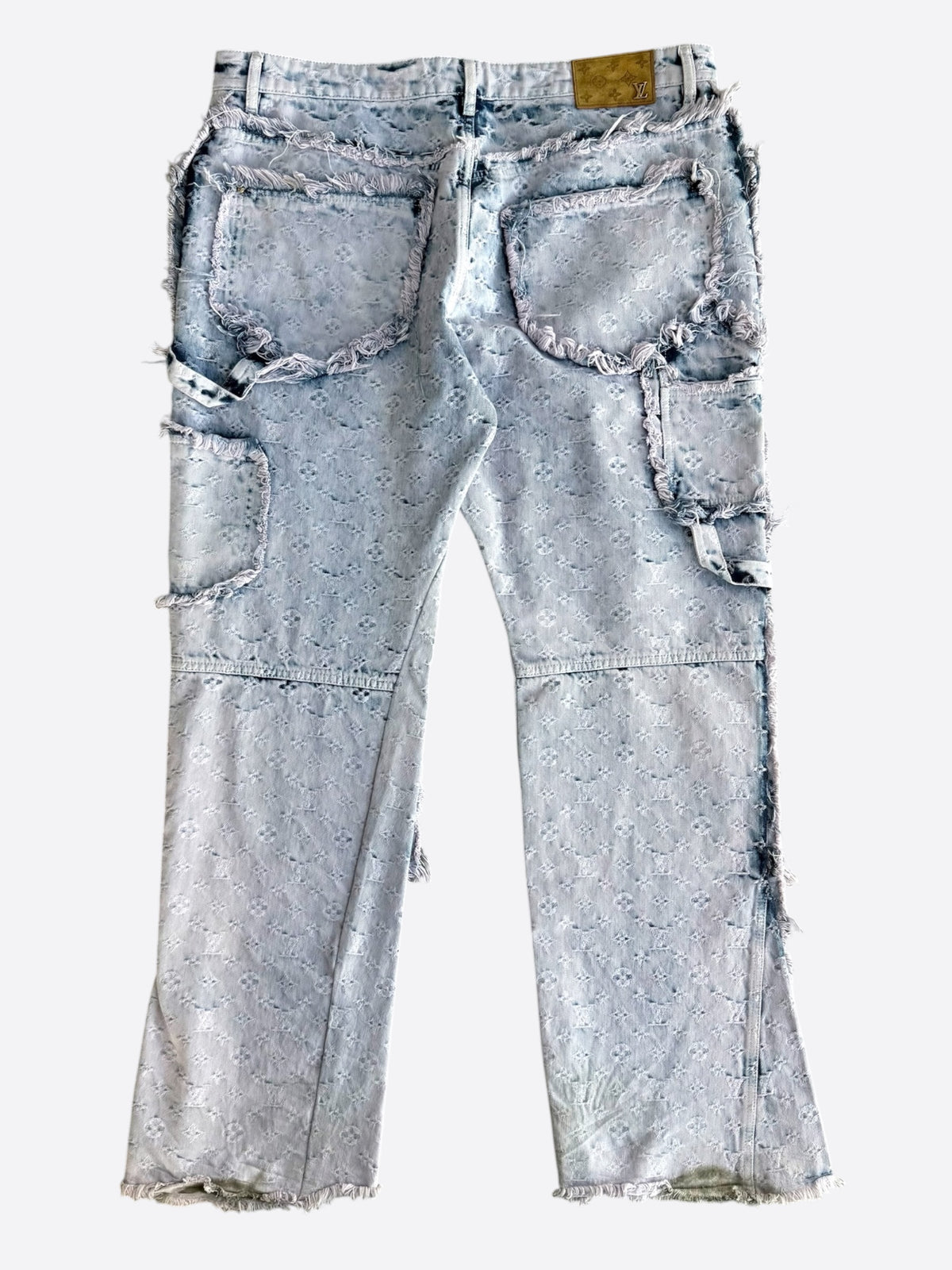 Louis Vuitton Purple & Blue Monogram Carpenter Jeans