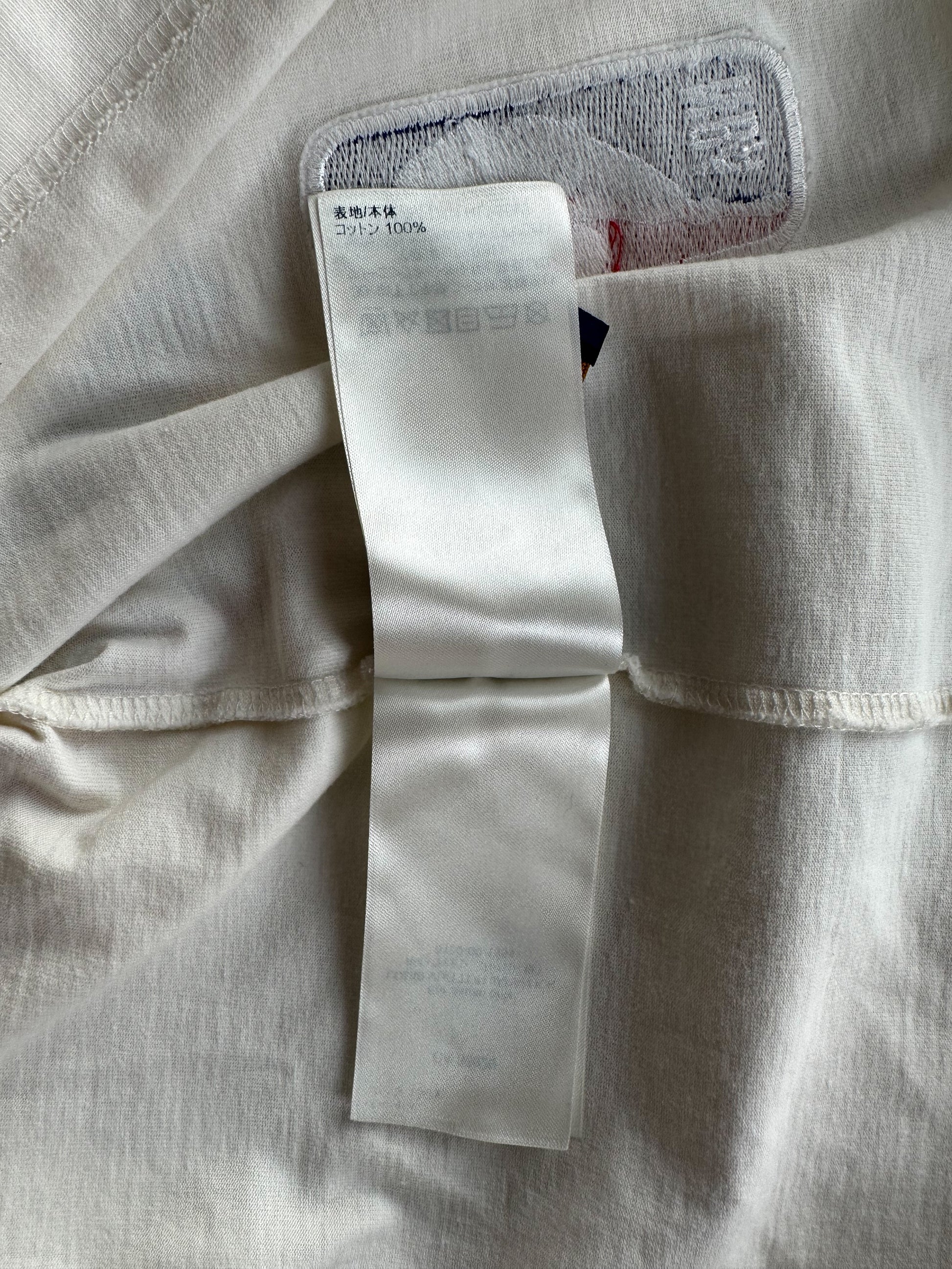 Louis Vuitton White Cotton Logo Printed NBA Short Sleeve T-Shirt S