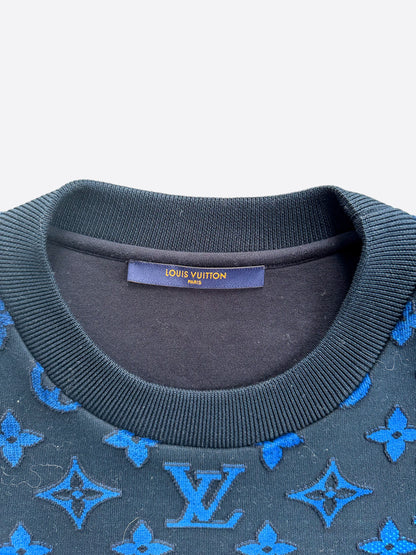 Louis Vuitton Blue & Green Gradient Monogram Sweater