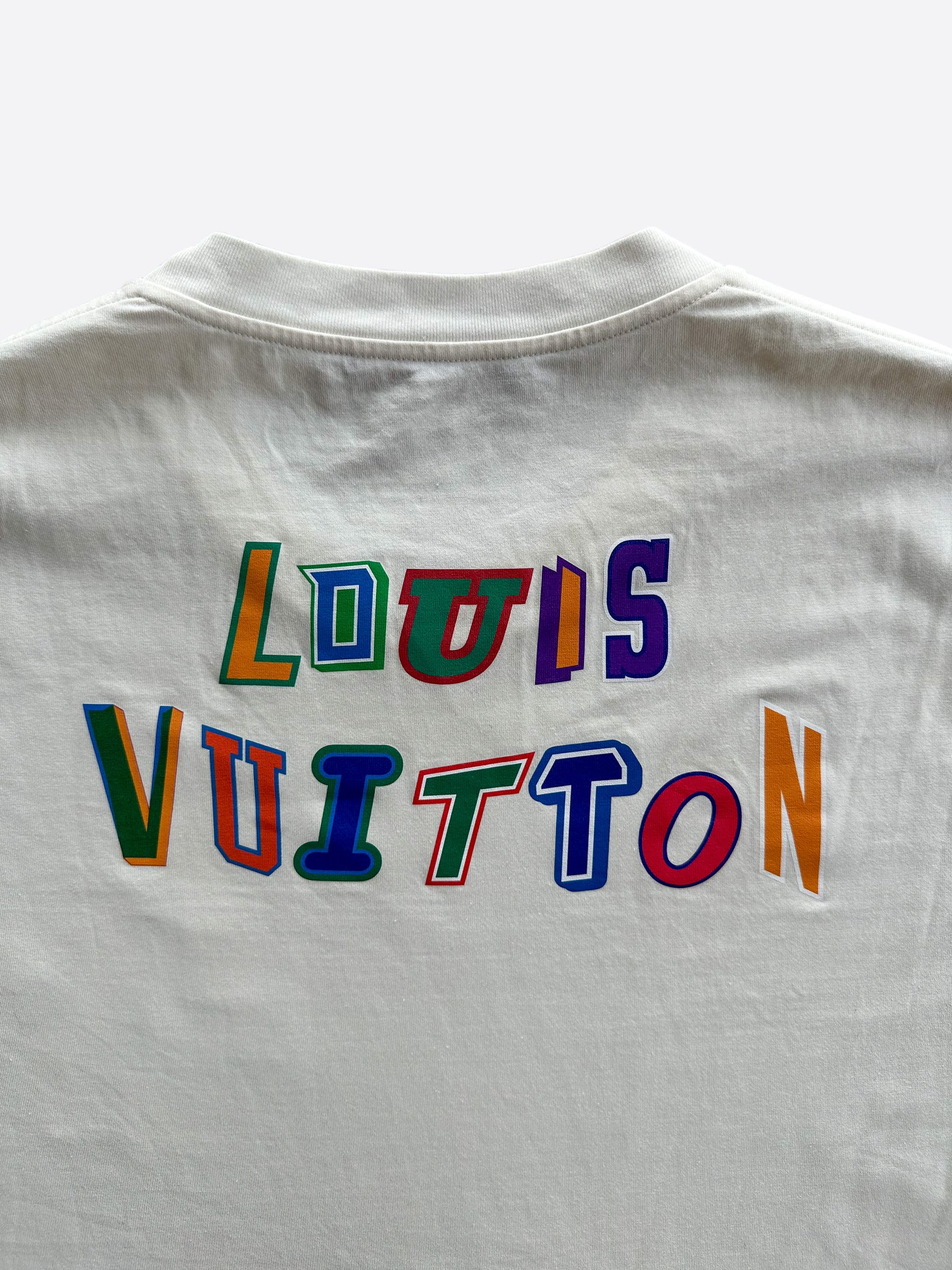 Louis Vuitton NBA White Logo T-Shirt – Savonches