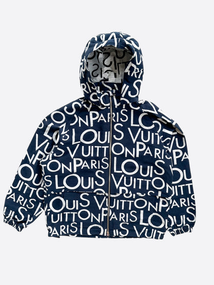 Louis Vuitton Blue & White Galaxy Packable Jacket