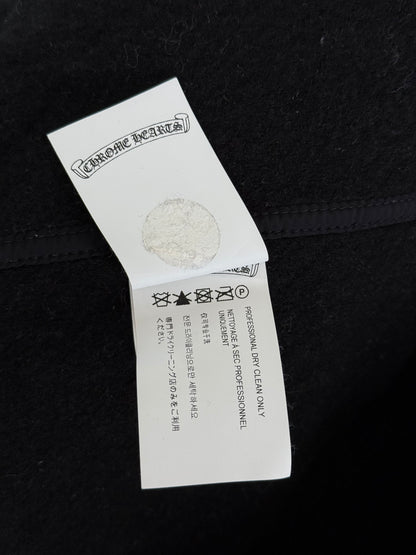 Chrome Hearts Black Quilted Nylon Hooded Jacket