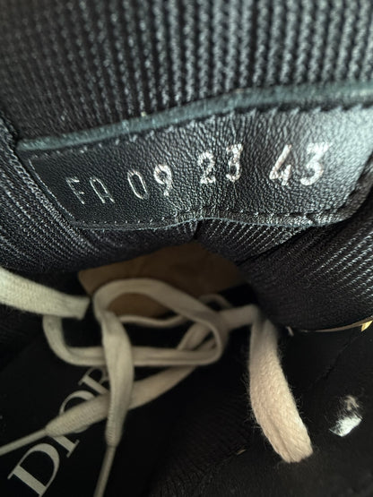 Dior Beige & Black B57 Mid Top Sneakers