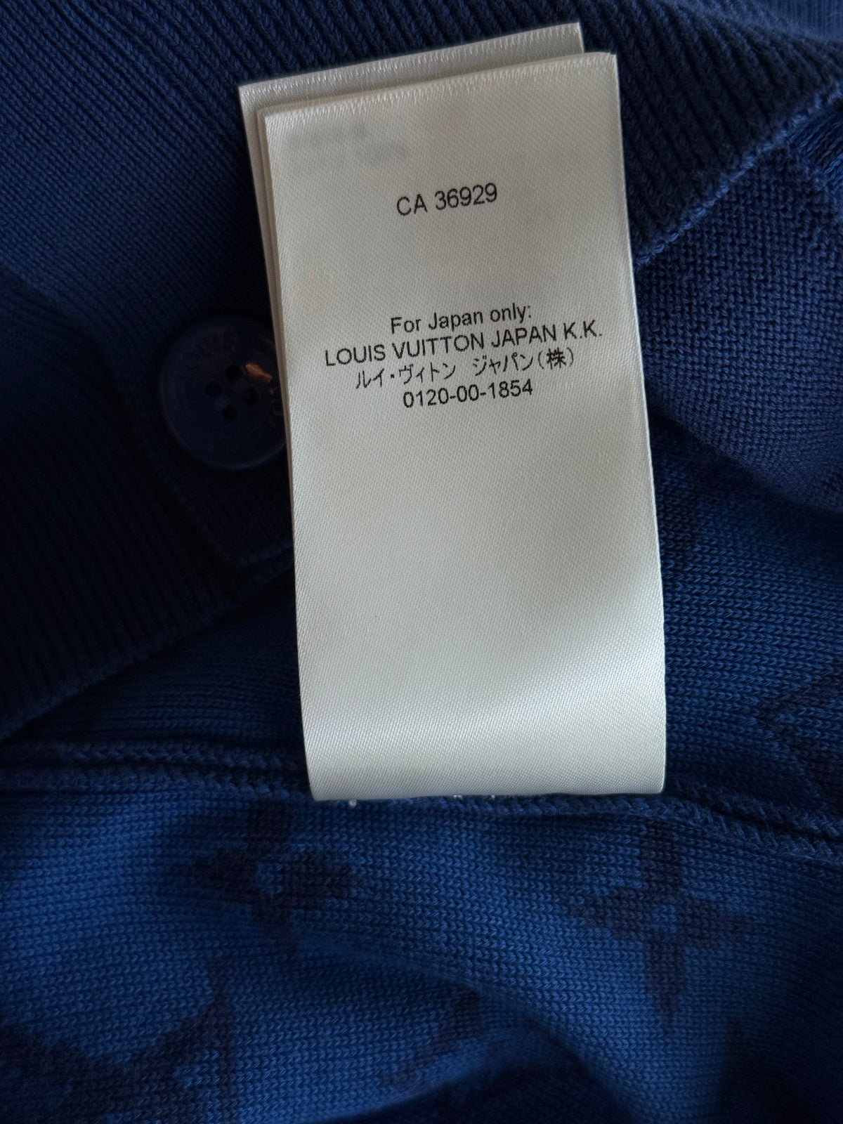 Louis Vuitton Yayoi Kusama Blue Monogram Cardigan