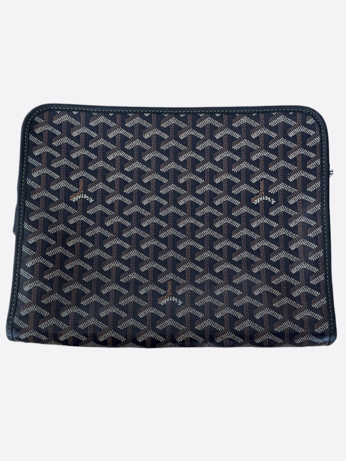 Goyard Navy Jouvence GM Toiletry Bag