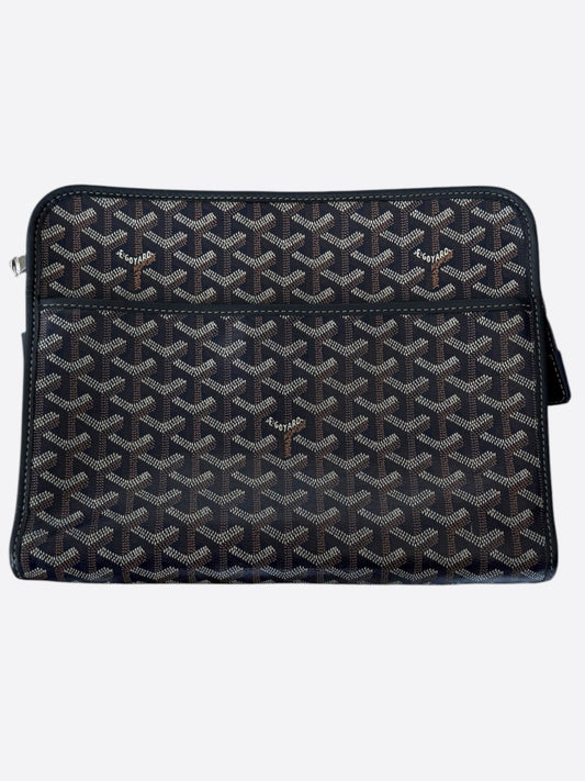 Goyard Navy Jouvence GM Toiletry Bag