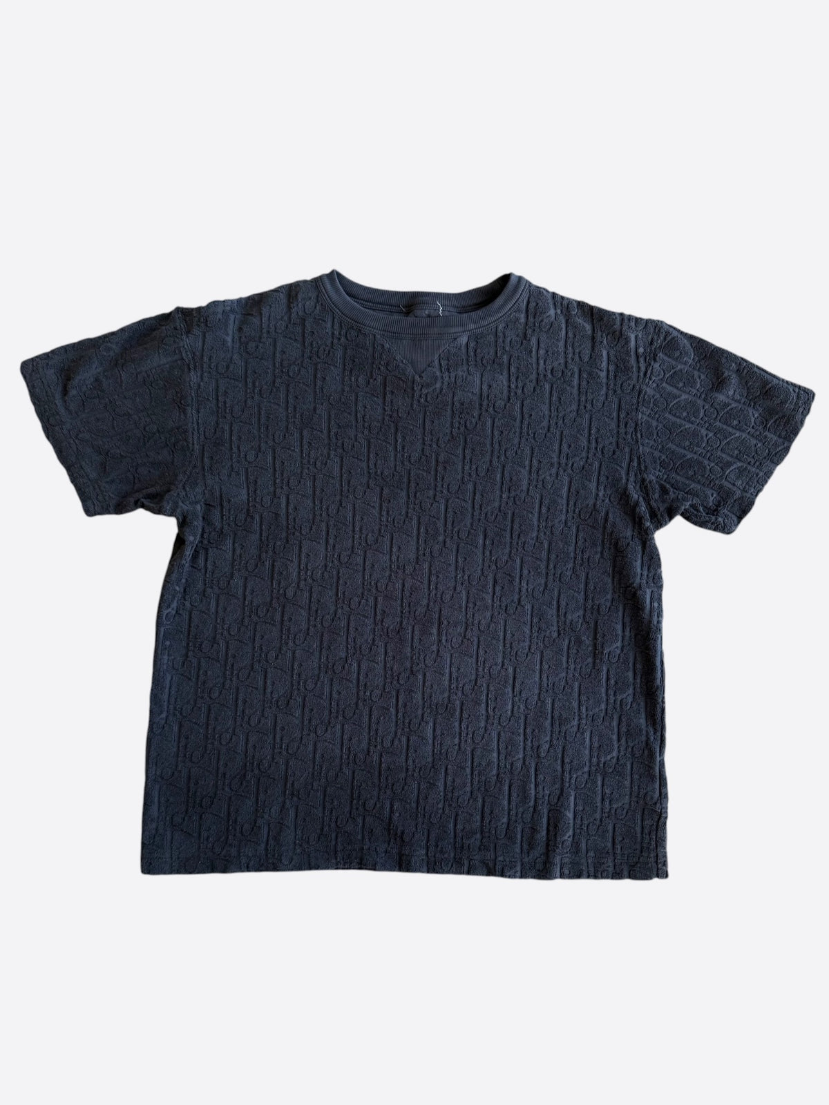 Dior Navy Oblique Towel T-Shirt