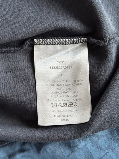 Dior Black & Blue Oblique Layered T-Shirt