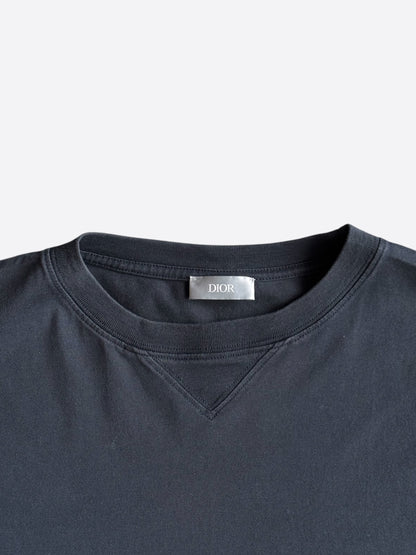 Dior Black & Blue Oblique Layered T-Shirt