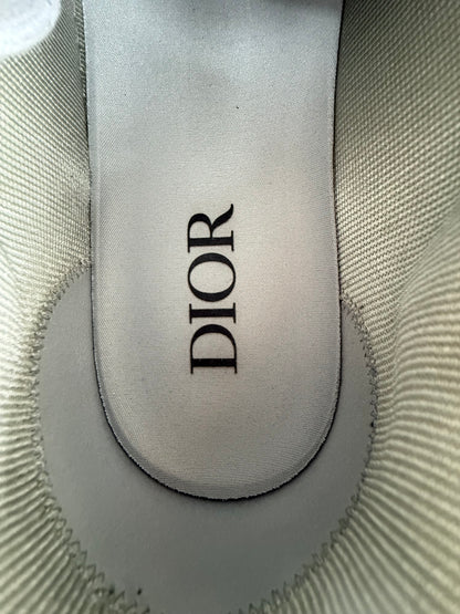 Dior Grey & White Oblique B27 Sneakers