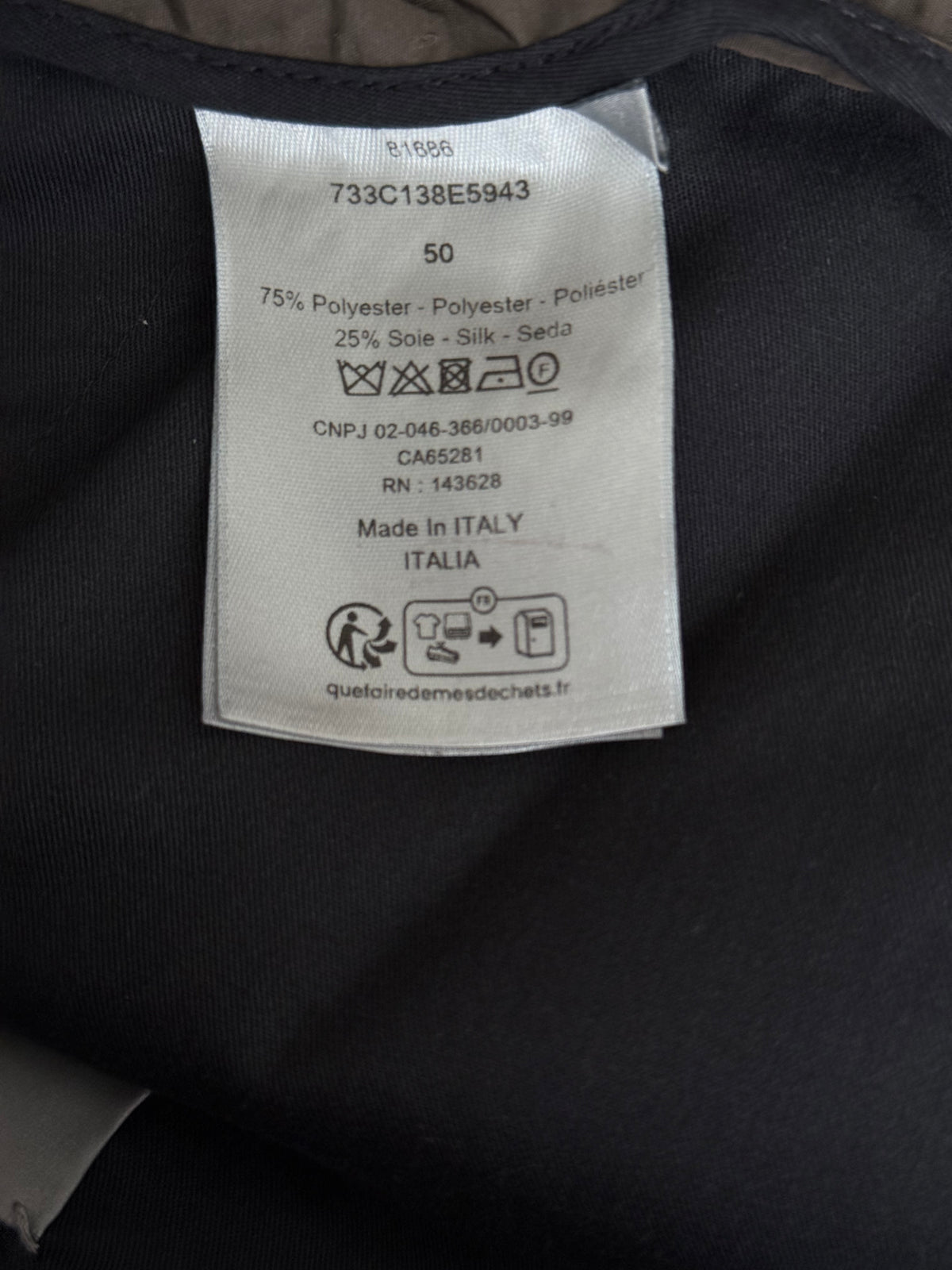Dior Brown Pleated Track Pants