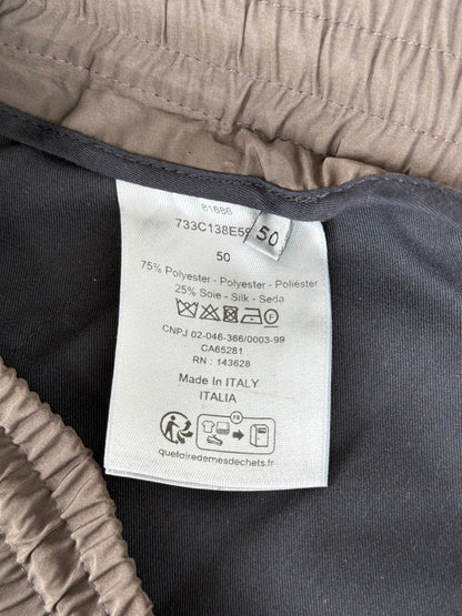 Dior Brown Pleated Track Pants