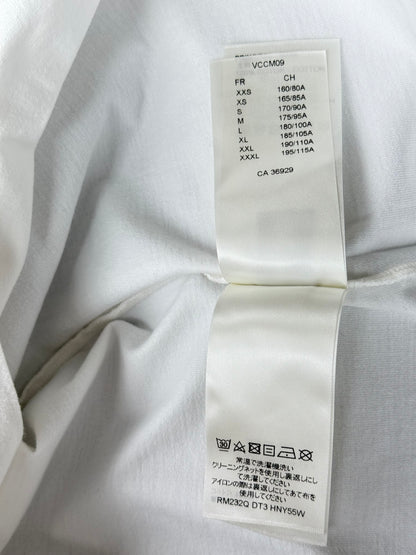 Louis Vuitton White Embossed Logo T-Shirt