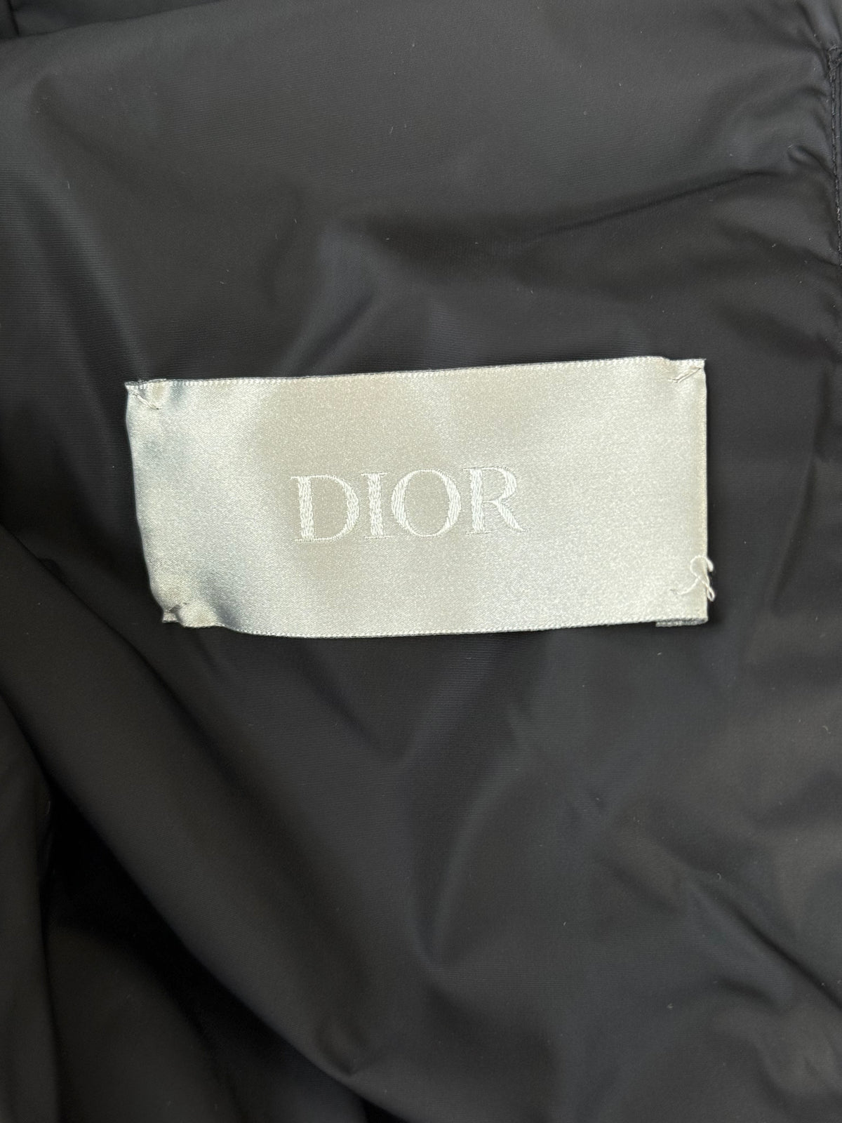 Dior Silver Oblique Puffer Jacket