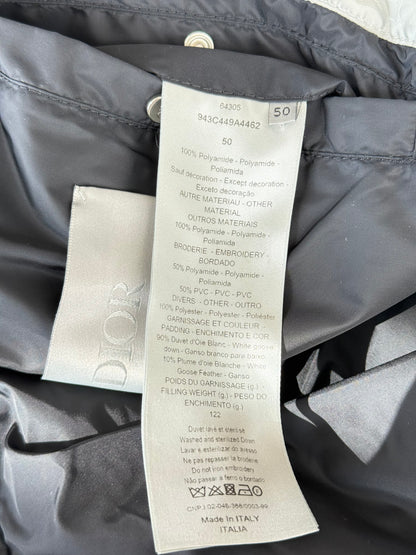 Dior Silver Oblique Puffer Jacket