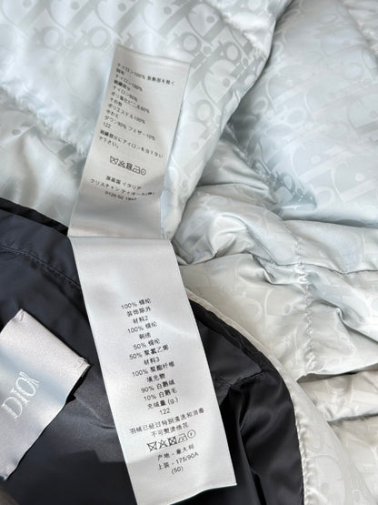 Dior Silver Oblique Puffer Jacket