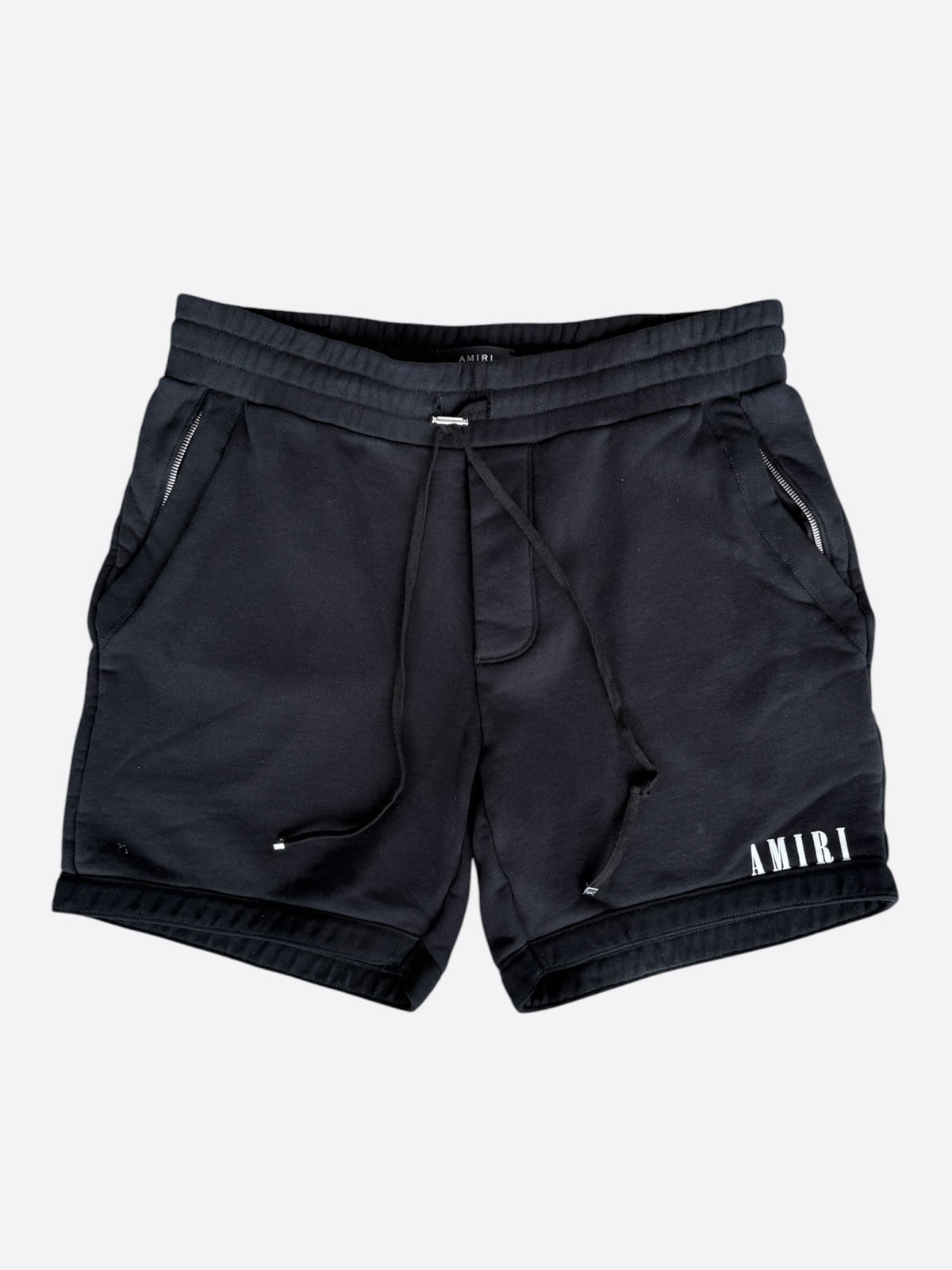 Amiri Black & White Core Logo Shorts