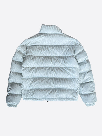 Dior Silver Oblique Puffer Jacket