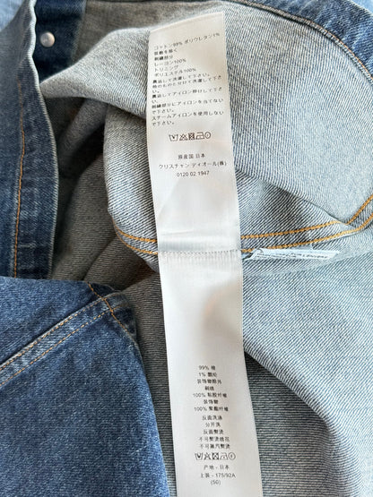 Dior Kenny Scharf Blue & Black Embroidered Logo Denim Jacket
