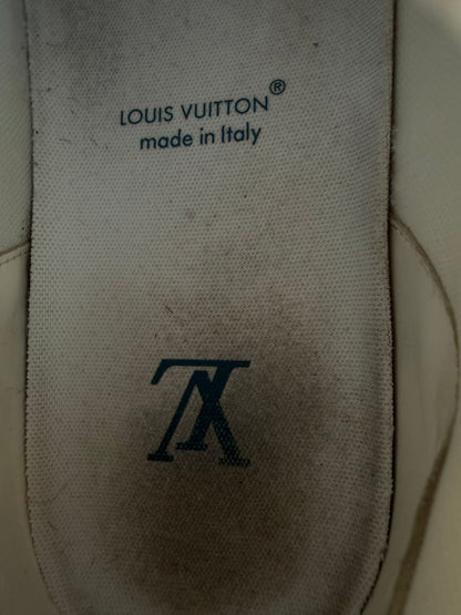 Louis Vuitton Blue & White Denim Monogram Trainers