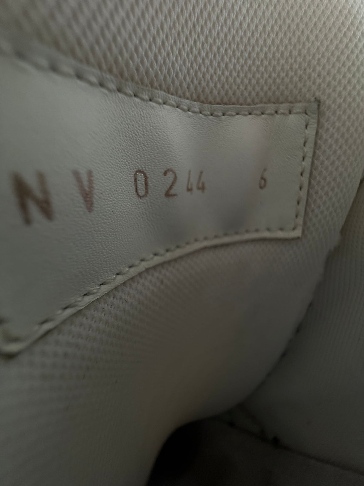 Louis Vuitton Blue & White Denim Monogram Trainers