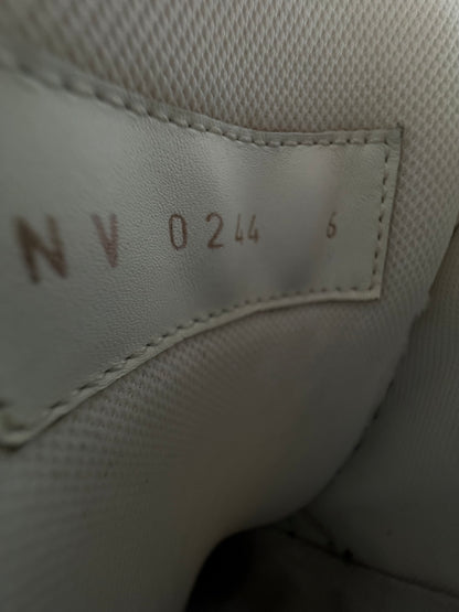 Louis Vuitton Blue & White Denim Monogram Trainers