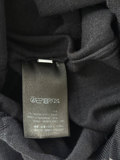 Balenciaga Black & White BB Logo Knit Sweater