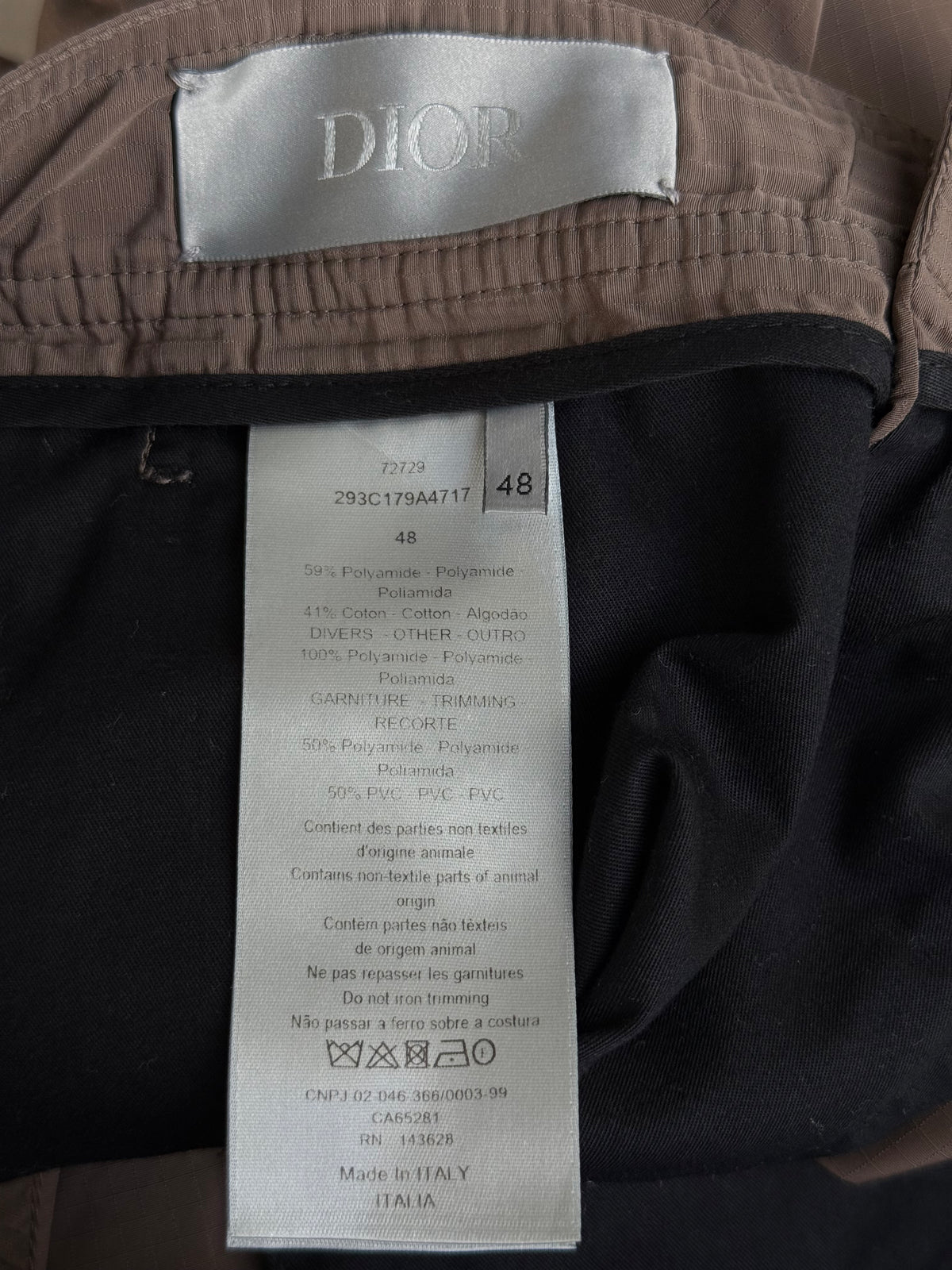 Dior Brown Bermuda Shorts