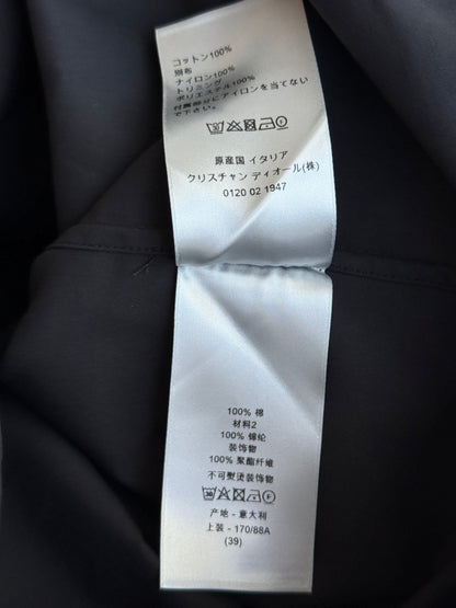 Dior Sacai Black Embroidered Patch Hybrid Button Up Shirt