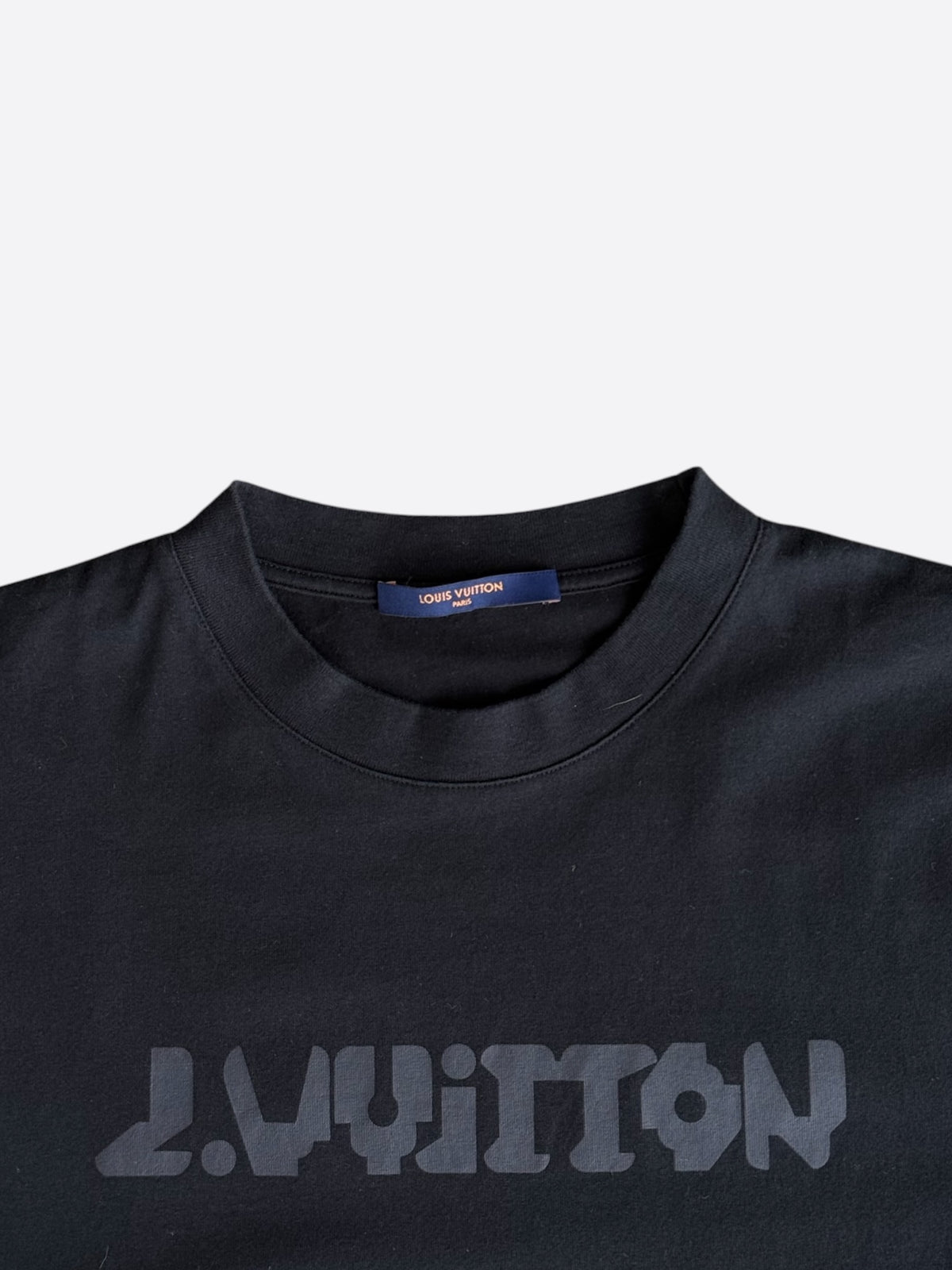 Louis Vuitton Black L.Vuitton Heat Reactive T-Shirt
