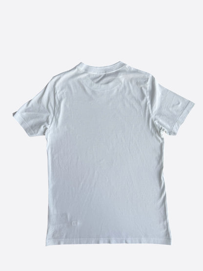 Dior White Mini CD Icon Embroidered T-Shirt
