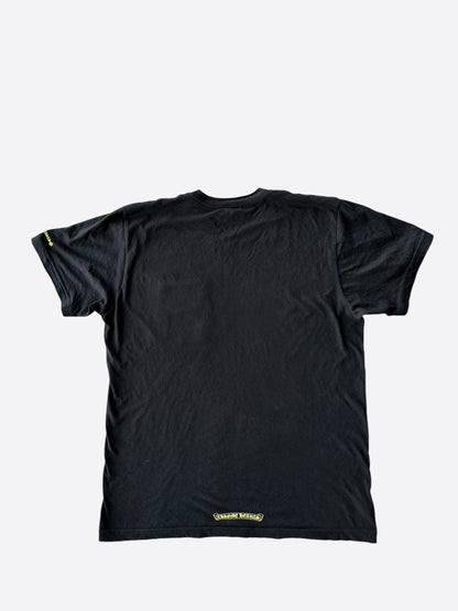 Chrome Hearts Black & Yellow Neck Logo T-Shirt