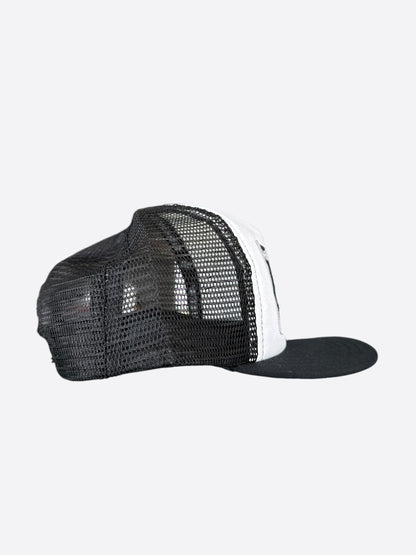 Chrome Hearts Black & White F**K Trucker Hat