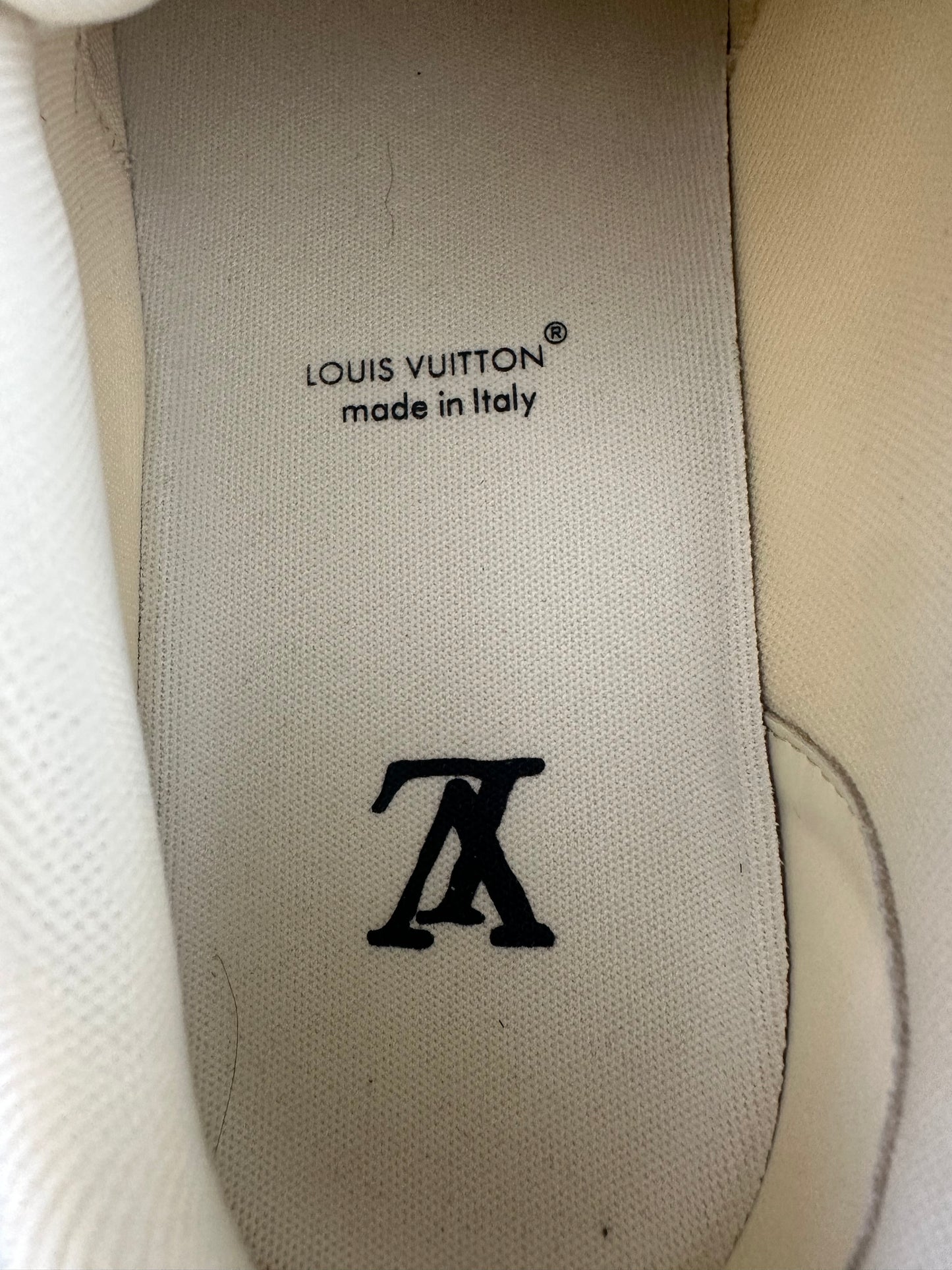 Louis Vuitton Tyler White & Brown Monogram Trainers