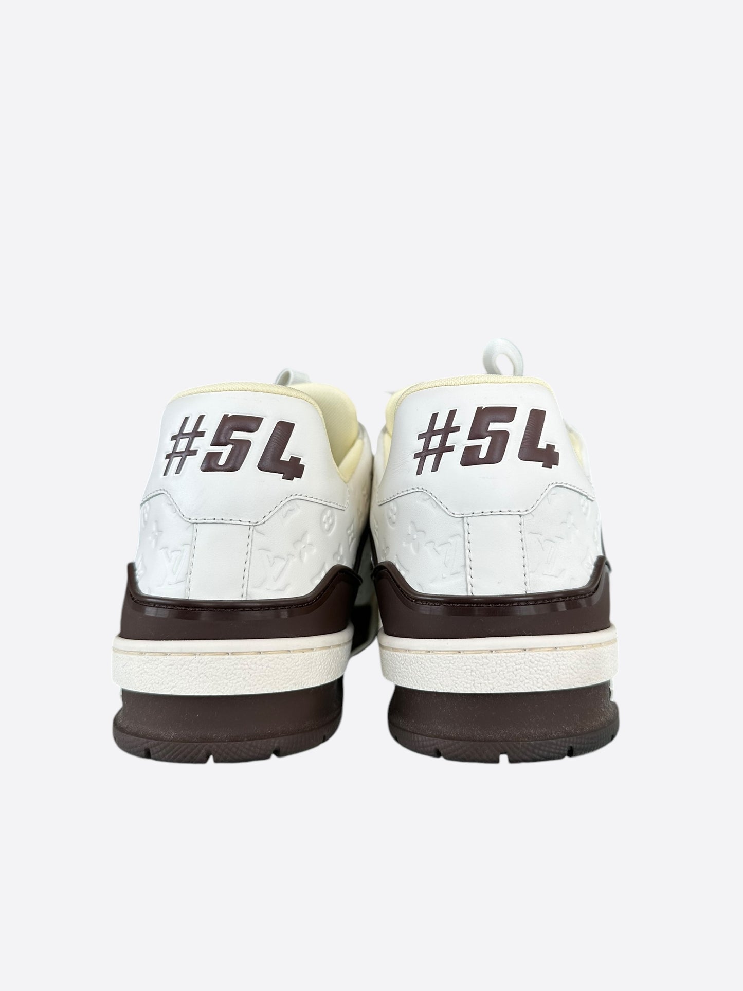 Louis Vuitton Tyler White & Brown Monogram Trainers