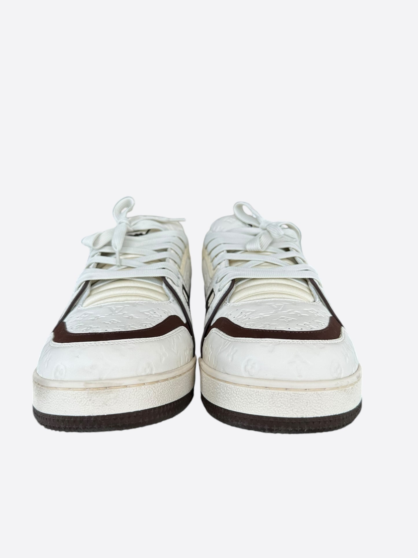 Louis Vuitton Tyler White & Brown Monogram Trainers