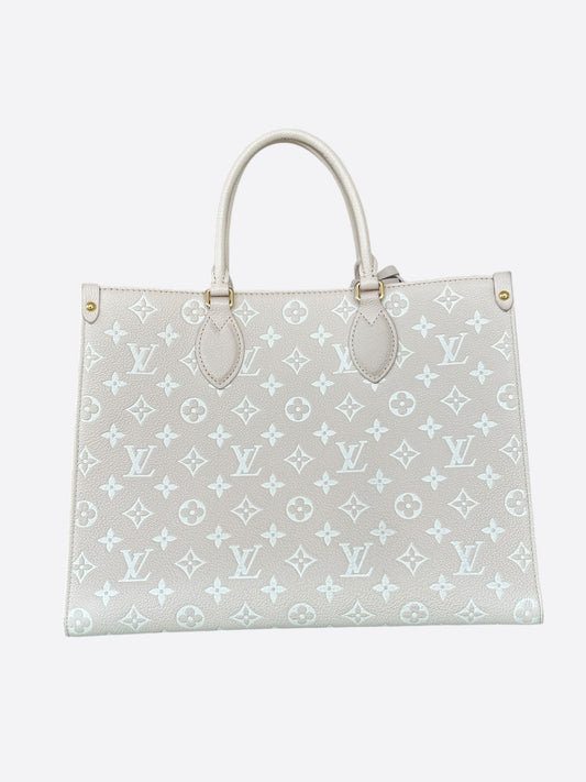 Louis Vuitton Beige Empreinte Monogram Spring In The City OnTheGo MM