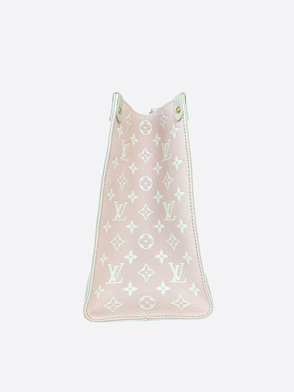 Louis Vuitton Beige Empreinte Monogram Spring In The City On The Go MM