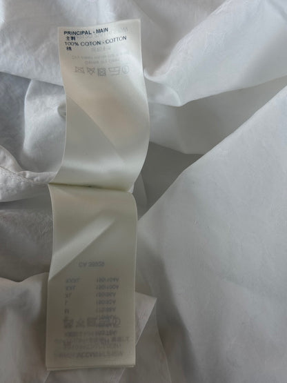 Louis Vuitton White Jacquard Monogram Button Up Shirt