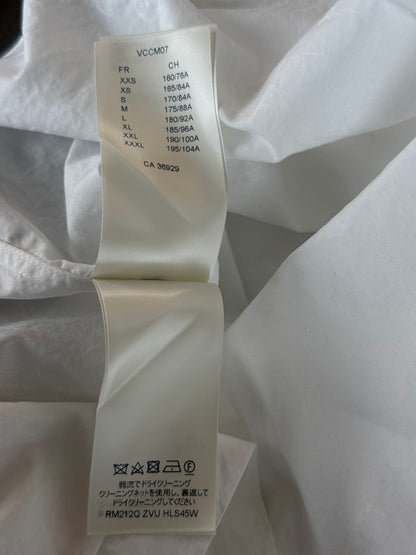 Louis Vuitton White Jacquard Monogram Button Up Shirt