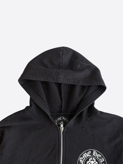 Chrome Hearts Black USA Flag Zip Up Hoodie