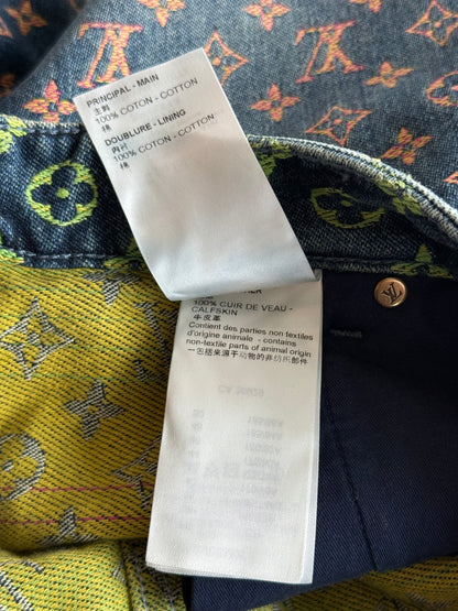 Louis Vuitton Blue Rainbow Monogram Denim Shorts