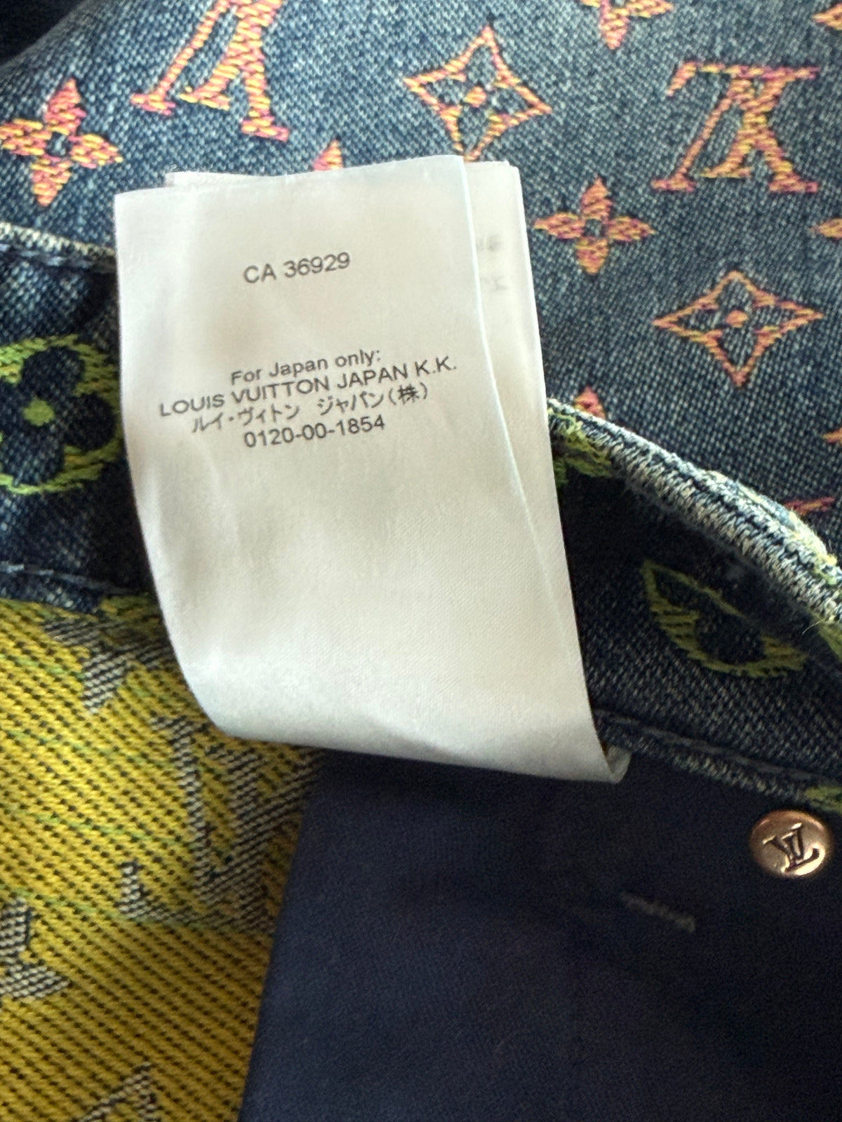 Louis Vuitton Blue Rainbow Monogram Denim Shorts