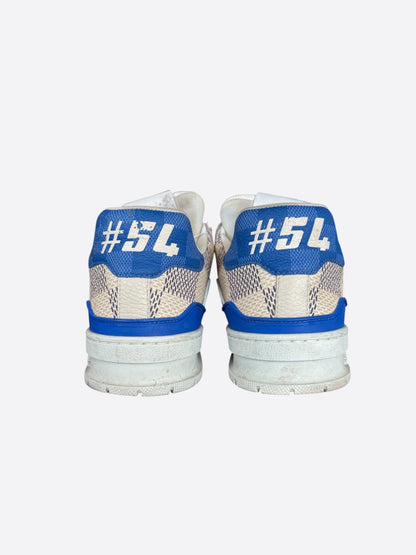 Louis Vuitton Blue Damier Azur Trainers