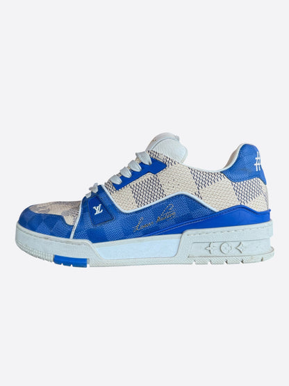 Louis Vuitton Blue Damier Azur Trainers