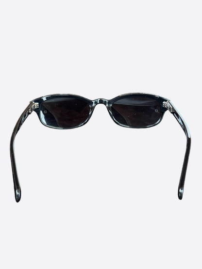 Chrome Hearts Black & Silver Lowrider Sunglasses