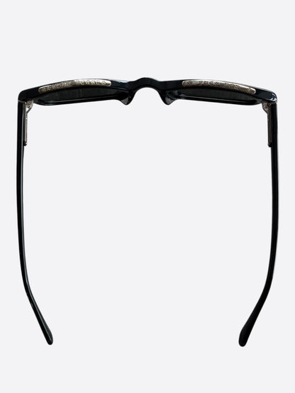 Chrome Hearts Black & Silver Lowrider Sunglasses