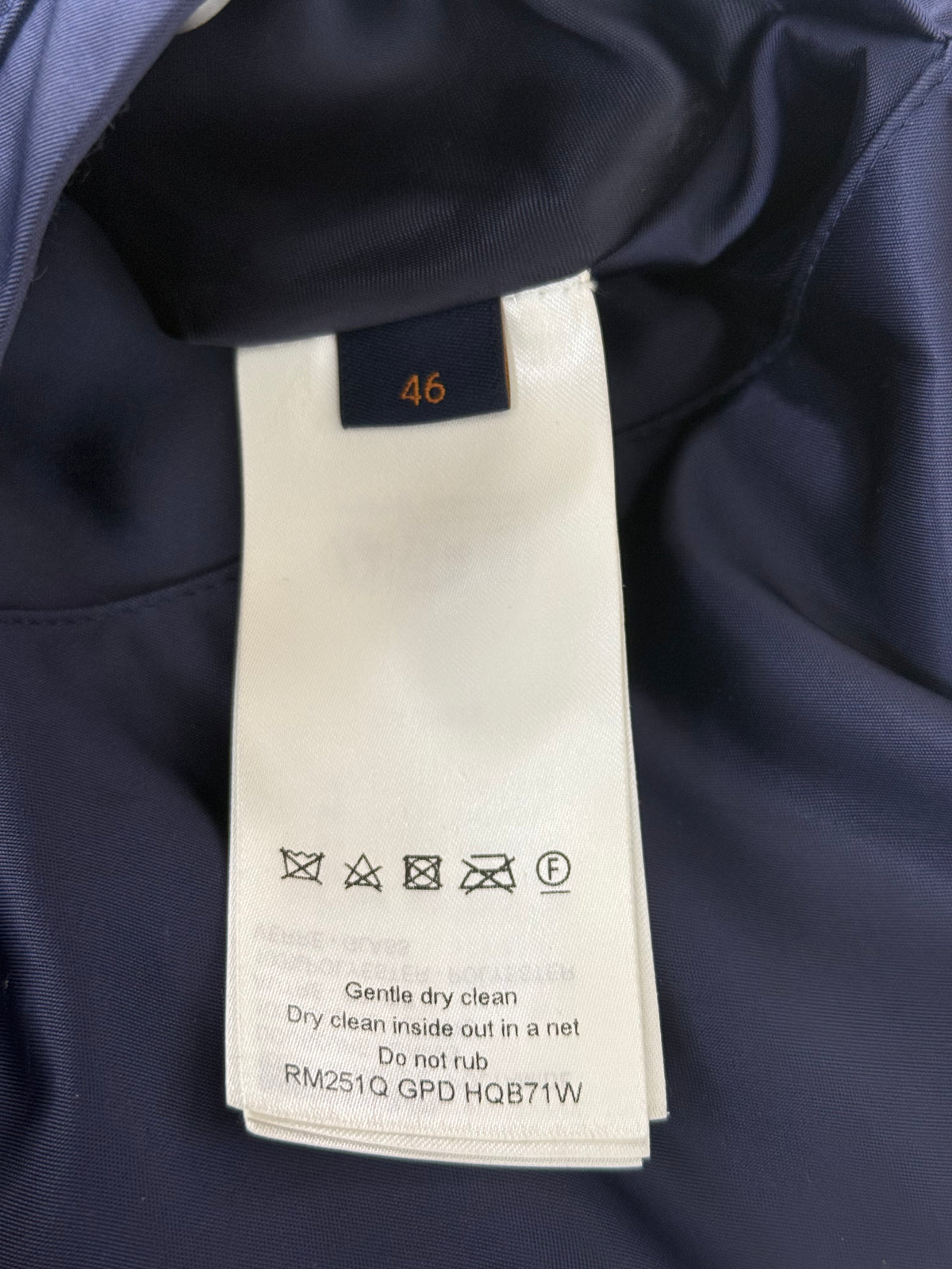 Louis Vuitton Navy & White Crystal Lovers Varsity Jacket