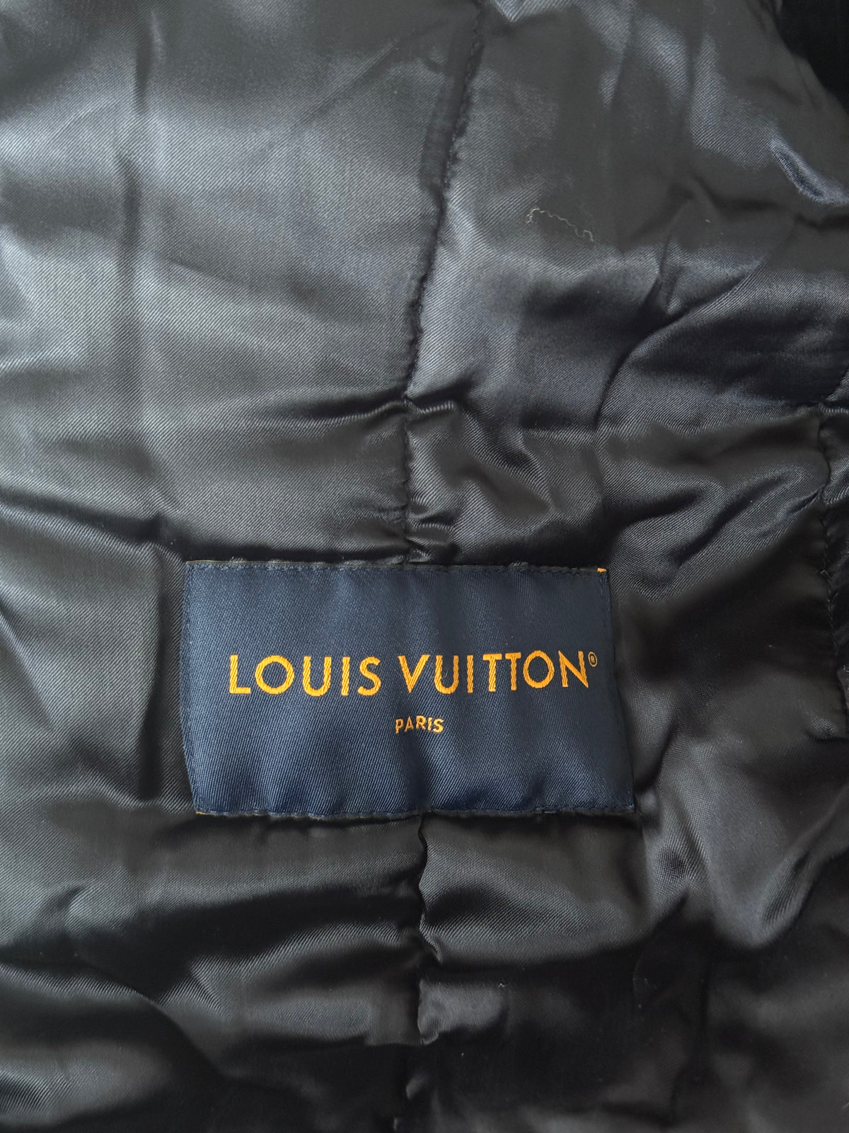 Louis Vuitton Navy & White Crystal Lovers Varsity Jacket